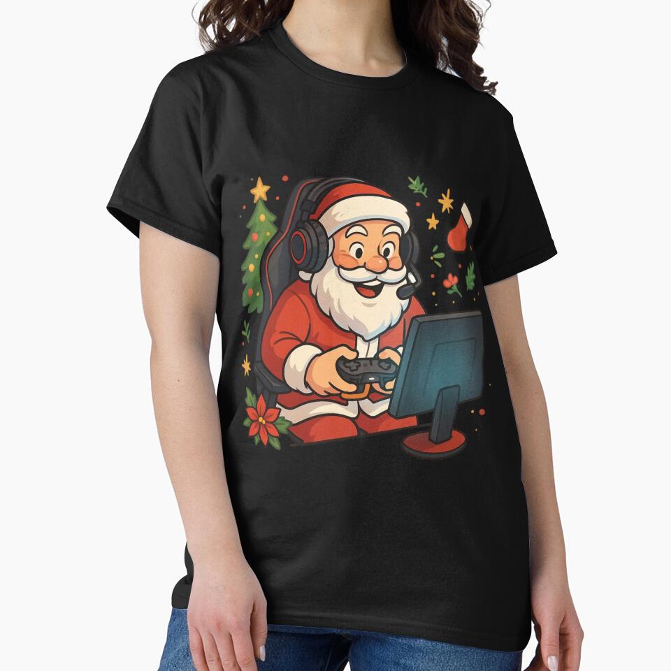 Santa gamer by Noexcusesstore T-Shirts, Hoodie, Sweatshirt | BlankRebels.com (Image 2)
