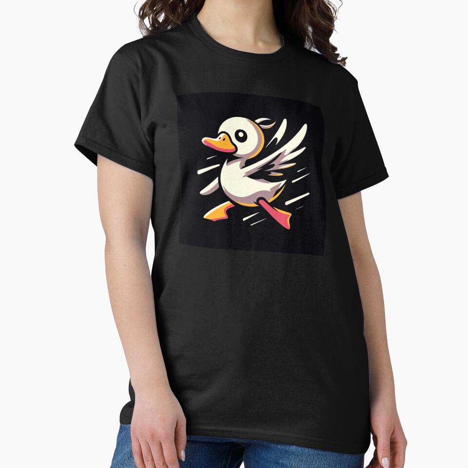 Duck Manga Image: Vibrant and Eye-Catching Design for T-Shirts by Gatsbird Design