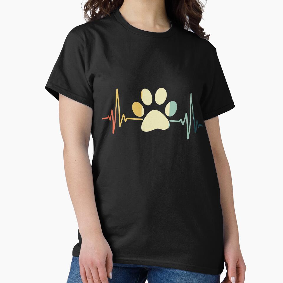 Dog Heartbeat Vintage by NgocLanDesign T-Shirts, Hoodie, Sweatshirt | BlankRebels.com (Image 2)