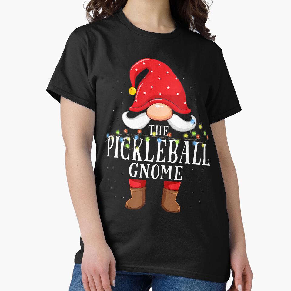Pickleball Gnome Matching Christmas Family by KarlaLeanne T-Shirts, Hoodie, Sweatshirt | BlankRebels.com (Image 2)