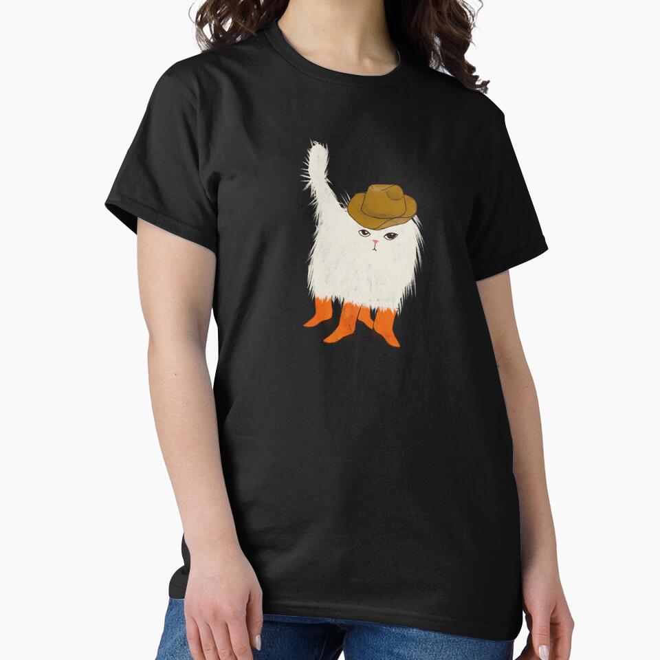 Cowboy Cat by awthanksbuddy T-Shirts, Hoodie, Sweatshirt | BlankRebels.com (Image 2)
