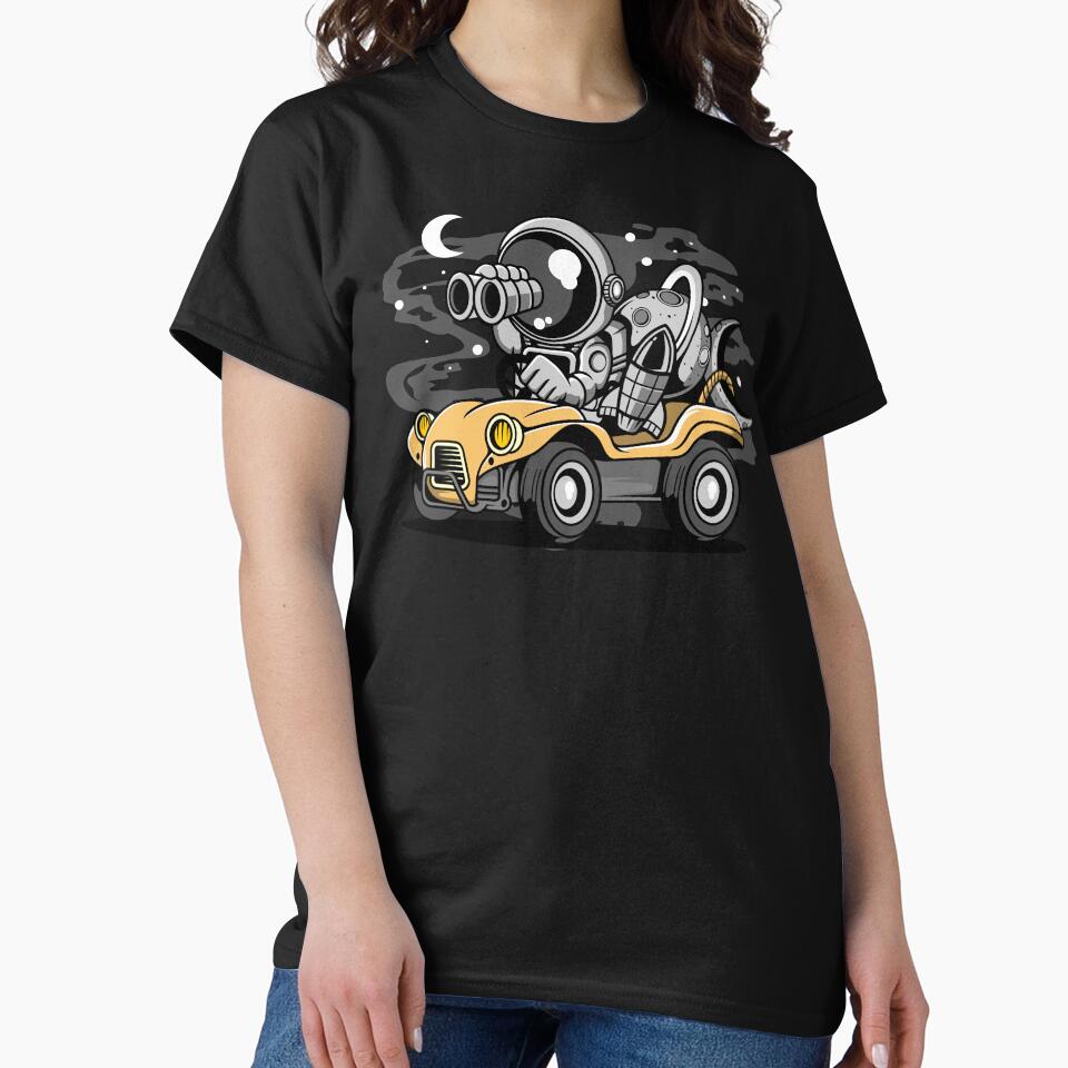 Astronaut Car Driver - Funny Outer Space Lovers by Desteroids T-Shirts, Hoodie, Sweatshirt | BlankRebels.com (Image 2)