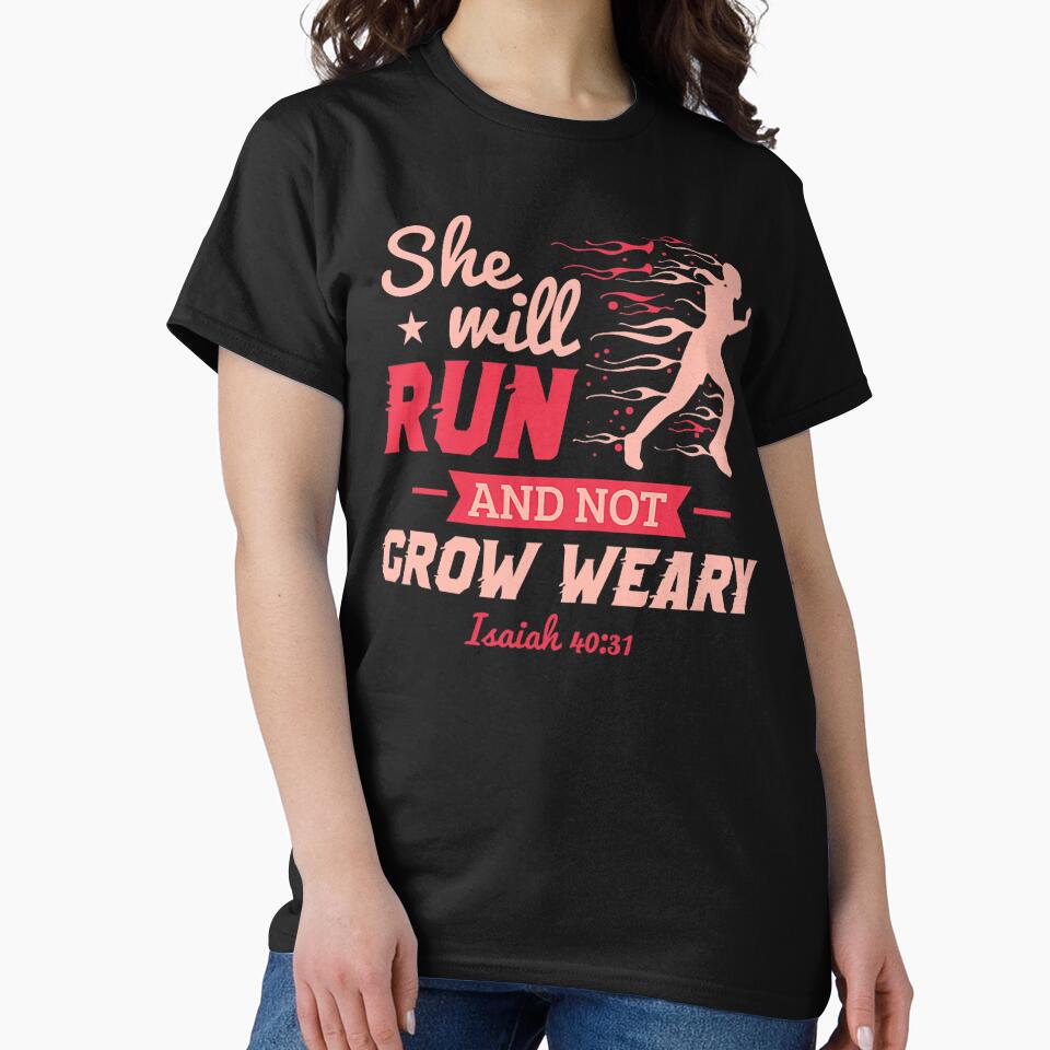 Funny She Will Run XC Cross Country Running Gift Men Women by RobertKnow T-Shirts, Hoodie, Sweatshirt (Image 2)