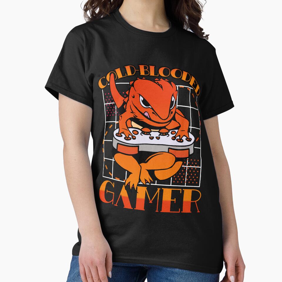 Bearded Dragon Playing Video Game Reptiles Gamers by omgsavariya T-Shirts, Hoodie, Sweatshirt | BlankRebels.com (Image 2)