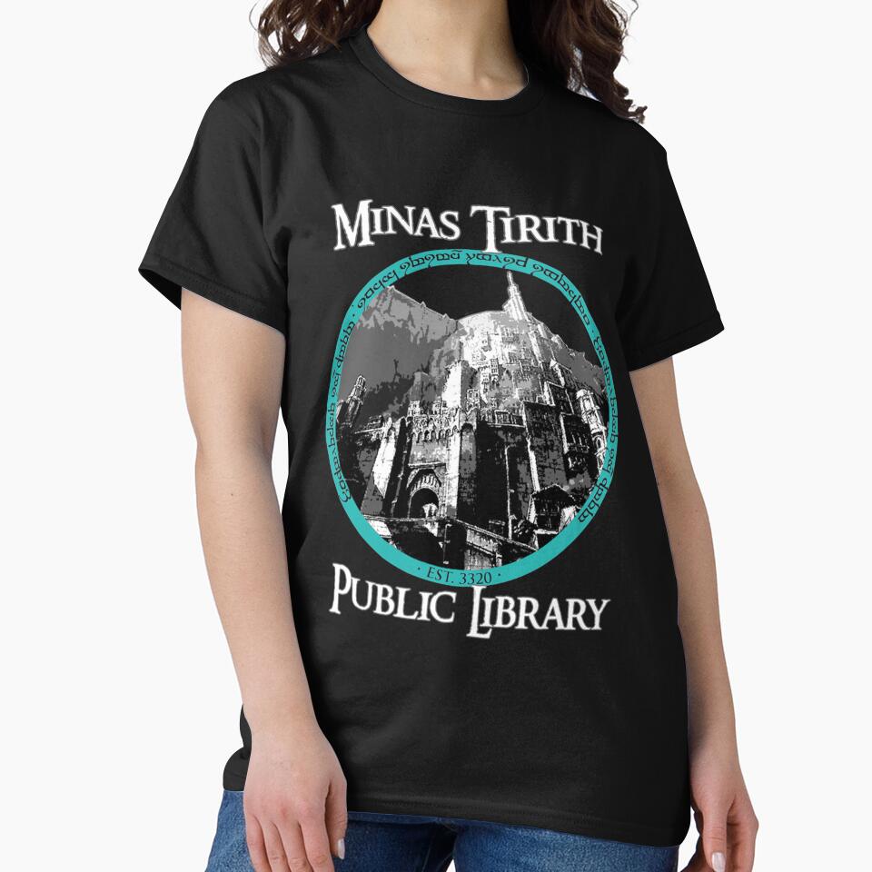 MINAS TIRITH PUBLIC LIBRARY by CulturalGarage T-Shirts, Hoodie, Sweatshirt | BlankRebels.com (Image 2)