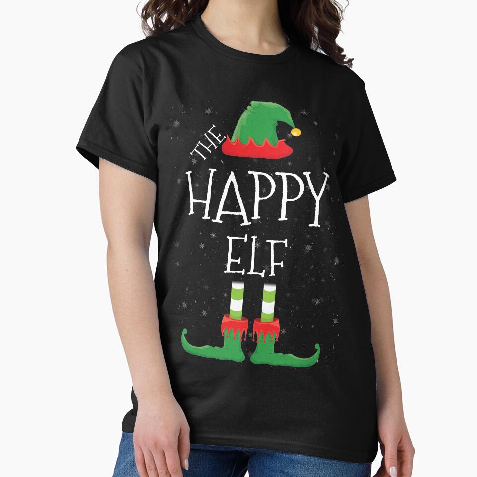 Happy Elf Family Matching Christmas Group Funny Gift by DavisHasari T-Shirts, Hoodie, Sweatshirt | BlankRebels.com (Image 2)