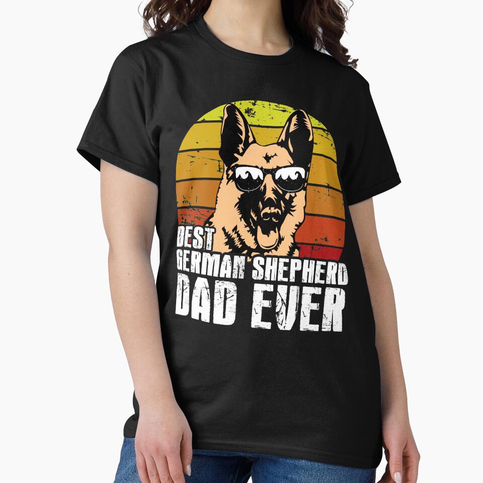 Best German Shepherd Dad Ever by dreamy11 T-Shirts, Hoodie, Sweatshirt | BlankRebels.com (Image 2)