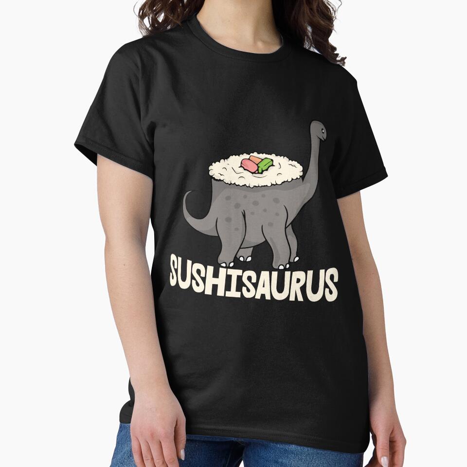 Sushi Lover Men Dinosaur Gift Women Japanese Food Sushi by DSWShirts T-Shirts, Hoodie, Sweatshirt | BlankRebels.com (Image 2)