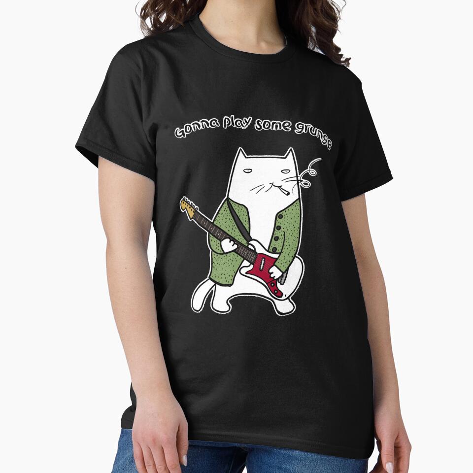 Grunge guitarist by eri-morie T-Shirts, Hoodie, Sweatshirt | BlankRebels.com (Image 2)