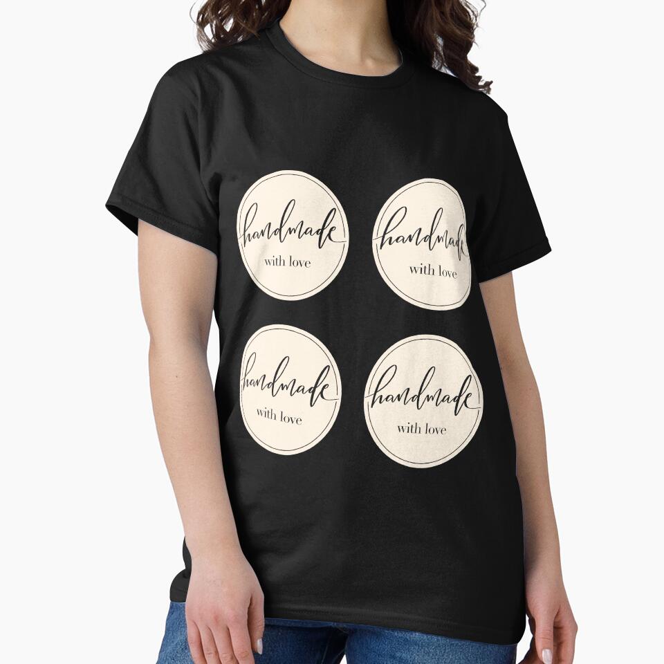 Handmade with love Beige by littleartist18 T-Shirts, Hoodie, Sweatshirt | BlankRebels.com (Image 2)