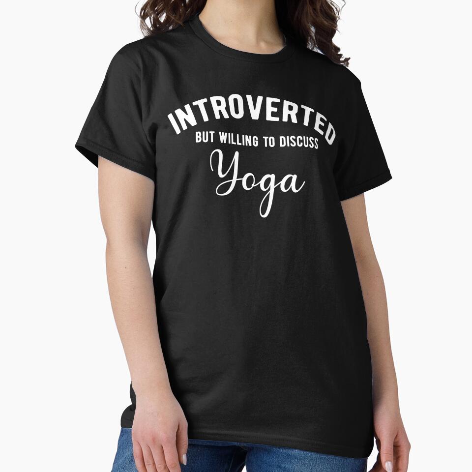Introverted Yoga Lover by ReignGFX T-Shirts, Hoodie, Sweatshirt | BlankRebels.com (Image 2)