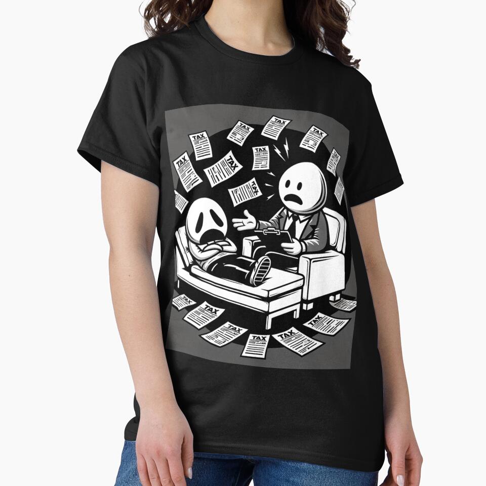 Tax Season Therapy by Estamp-you T-Shirts, Hoodie, Sweatshirt | BlankRebels.com (Image 2)