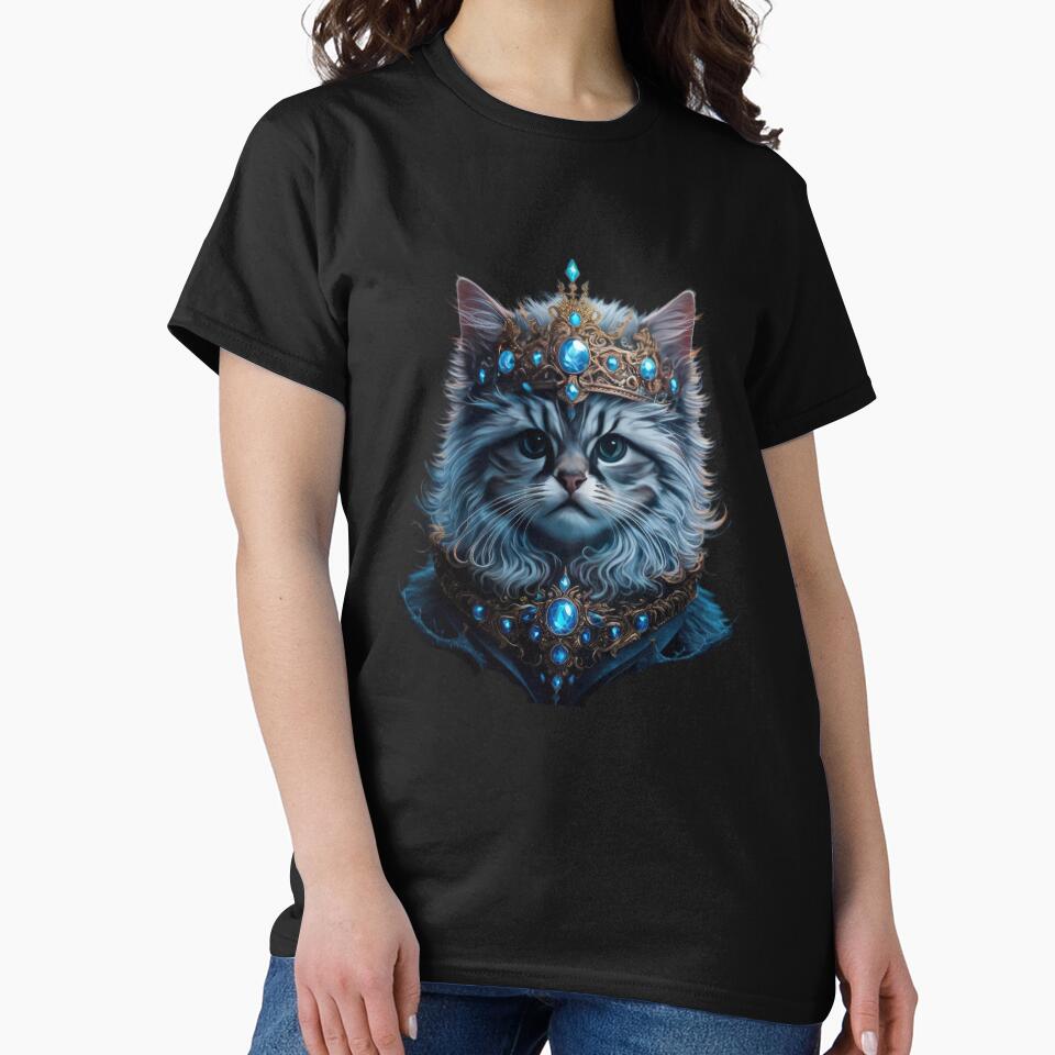 cute funny cat fluffy kitten with a crown king, cute cat,cute funny,funny cat by Expressions-Sel