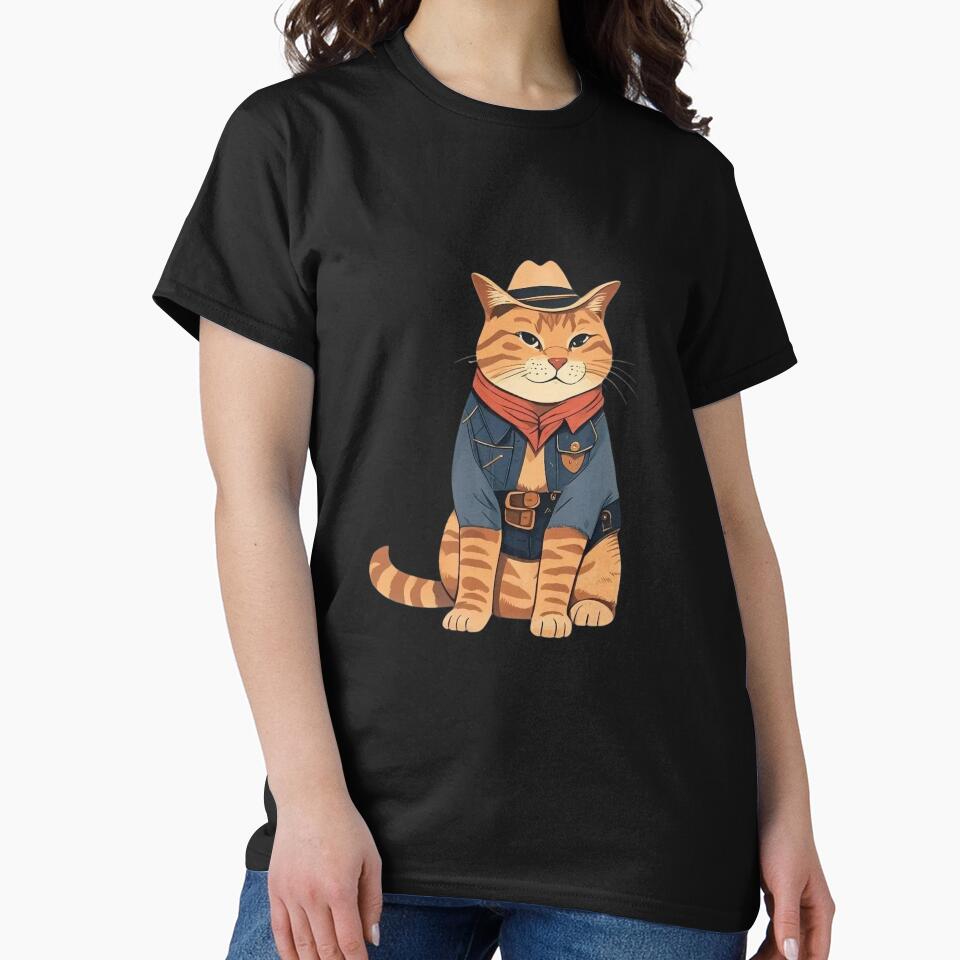 Cowboy Cat by Raymond-Walts T-Shirts, Hoodie, Sweatshirt | BlankRebels.com (Image 2)