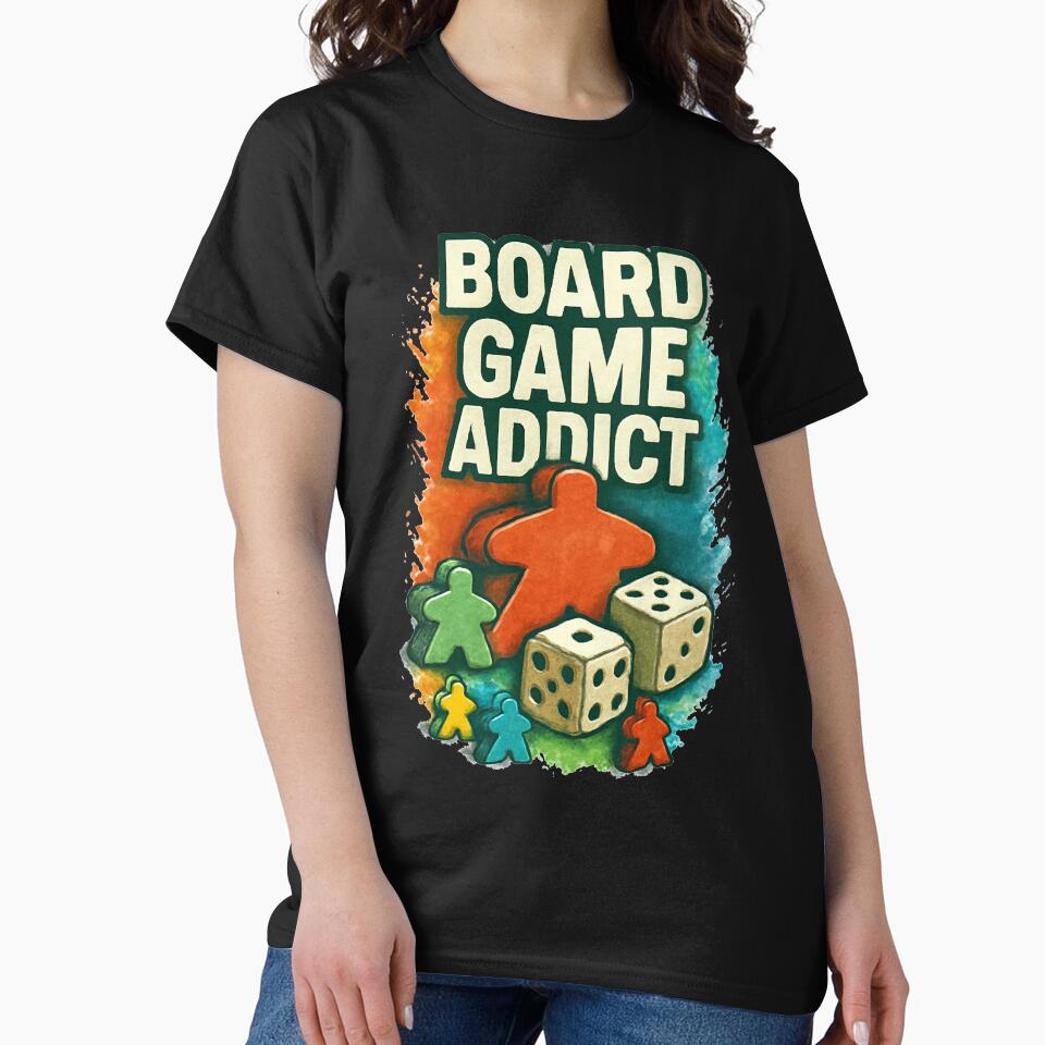 Board Game Addict by FBA T-Shirts, Hoodie, Sweatshirt | BlankRebels.com (Image 2)