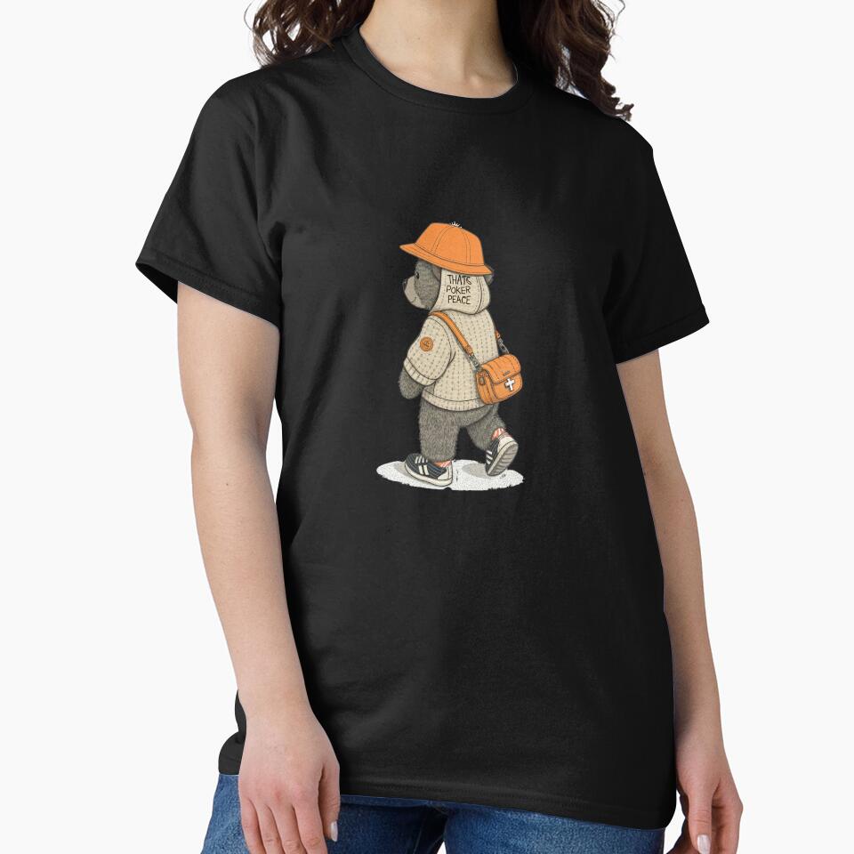 "That’s Poker Luck" Teddy Bear - Gangster Streetwear Poker Player Classic T-Shirt by inkfluenceart Hoodie,... (Image 2)