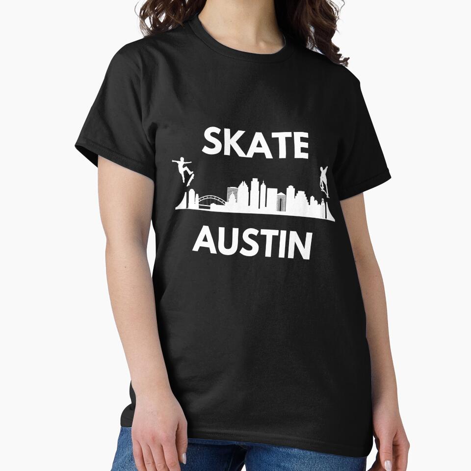 Skate Austin Skateboard ATL Fans by BadLatitude T-Shirts, Hoodie, Sweatshirt | BlankRebels.com (Image 2)