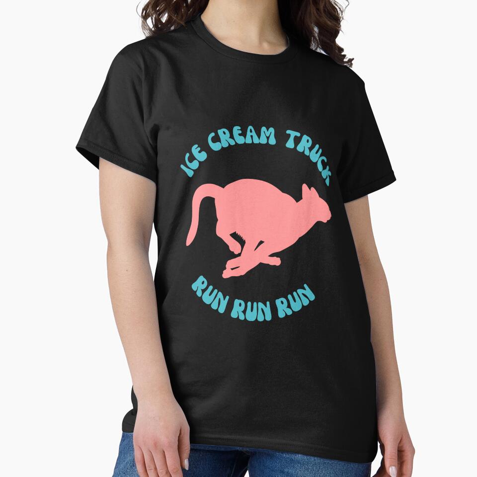 Cat Running To Icecream by Wehavefun T-Shirts, Hoodie, Sweatshirt | BlankRebels.com (Image 2)