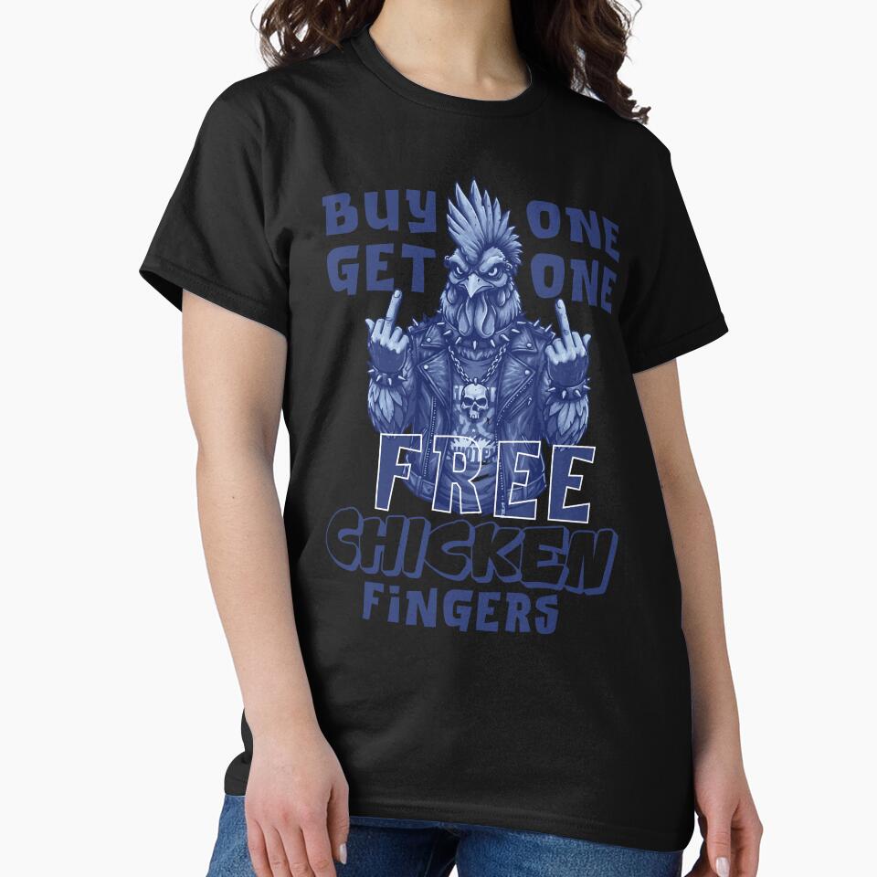 Chicken Fingers - Sarcastic Humor by Chaotic Joy T-Shirts, Hoodie, Sweatshirt | BlankRebels.com (Image 2)