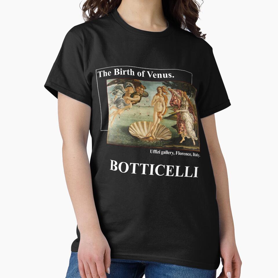 Darkacademia - Sandro Botticelli - Venus by Asher-and-Asher T-Shirts, Hoodie, Sweatshirt | BlankRebels.com (Image 2)