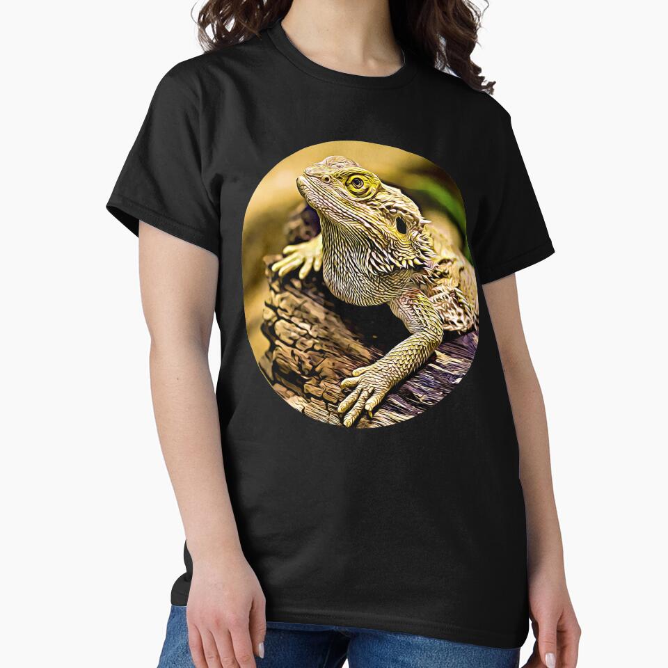 Bearded Dragon Portrait by RevolutionInPaint T-Shirts, Hoodie, Sweatshirt | BlankRebels.com (Image 2)