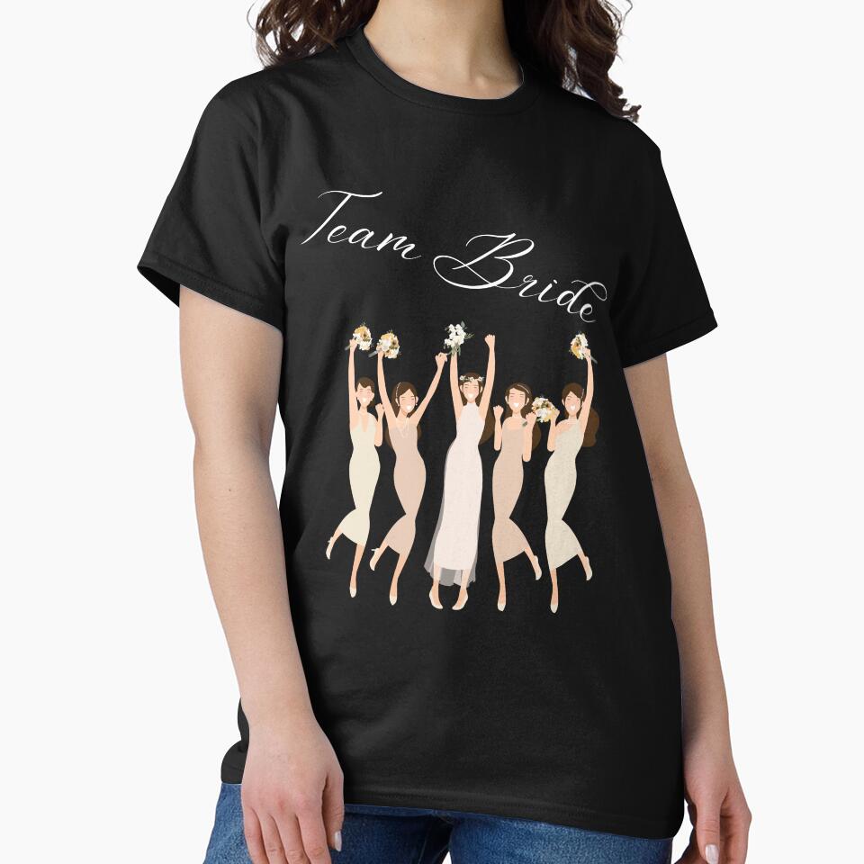 Team Bride by CozyDots T-Shirts, Hoodie, Sweatshirt | BlankRebels.com (Image 2)