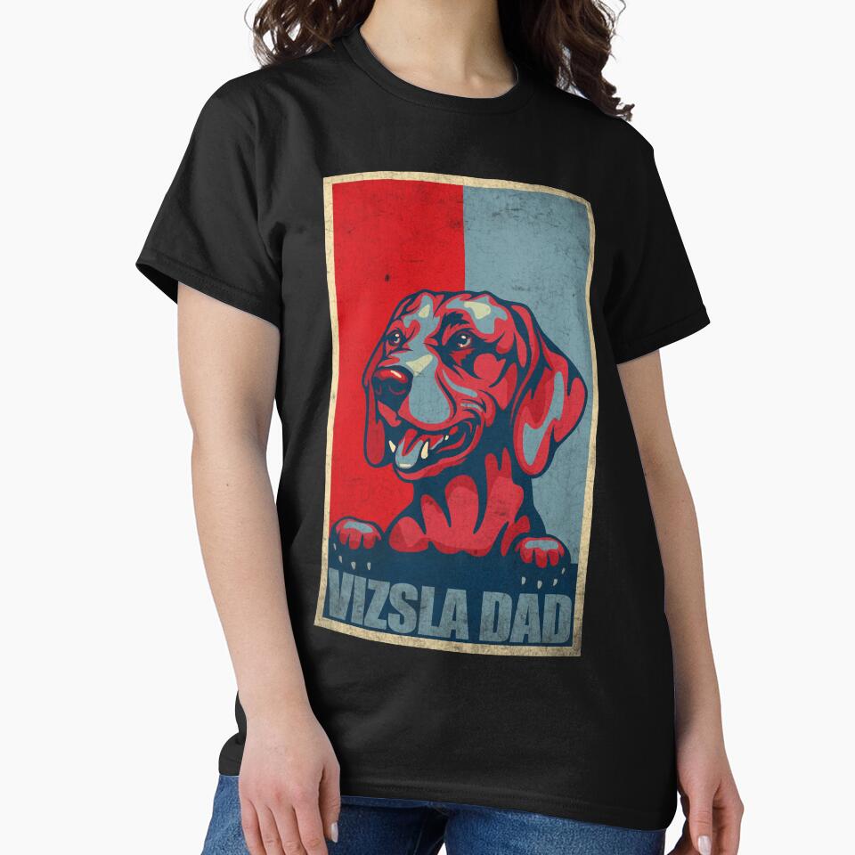 Vintage Vizsla Dad by Africanob T-Shirts, Hoodie, Sweatshirt | BlankRebels.com (Image 2)