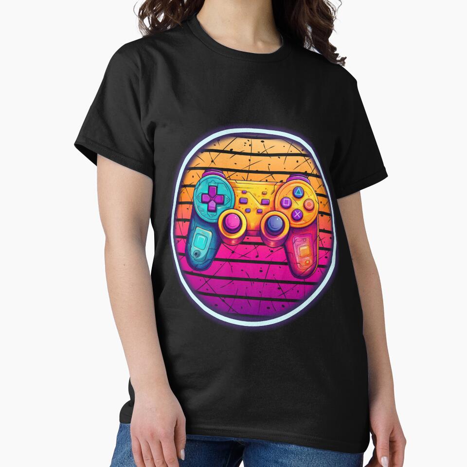90s Retro Sublimation Gamepad by Oceanicmaster T-Shirts, Hoodie, Sweatshirt | BlankRebels.com (Image 2)