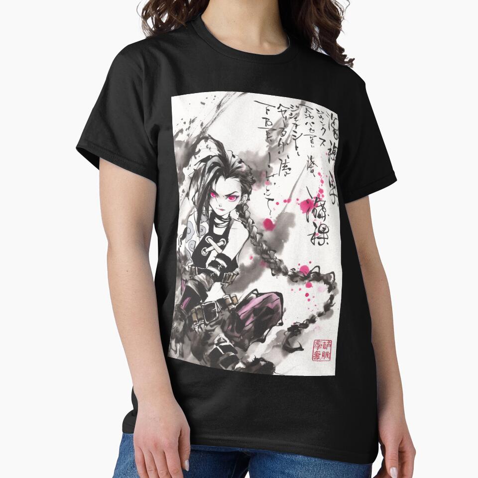 Jinx Sumi-e by AnimeArsenalPrints