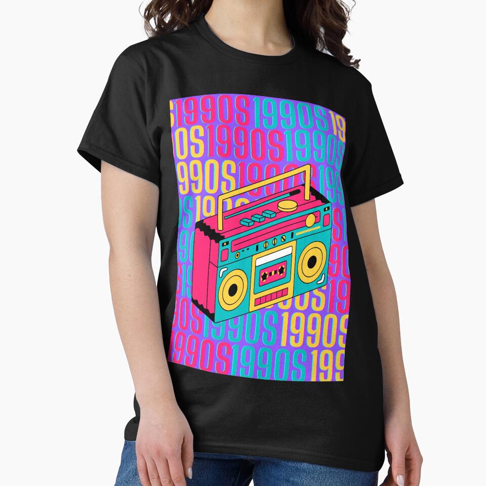 1990s retro design 1 - Purple Background by PunjabanJatti T-Shirts, Hoodie, Sweatshirt | BlankRebels.com (Image 2)