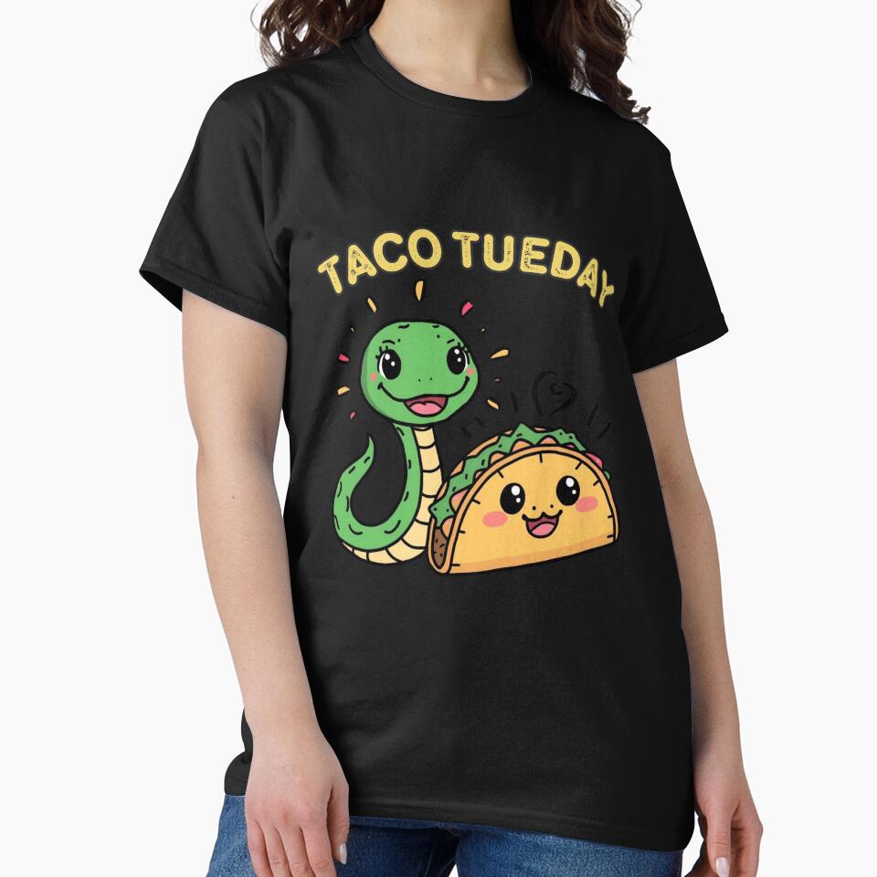 Snake love Taco Tuesday Too by SpacedOutRITZ T-Shirts, Hoodie, Sweatshirt | BlankRebels.com (Image 2)