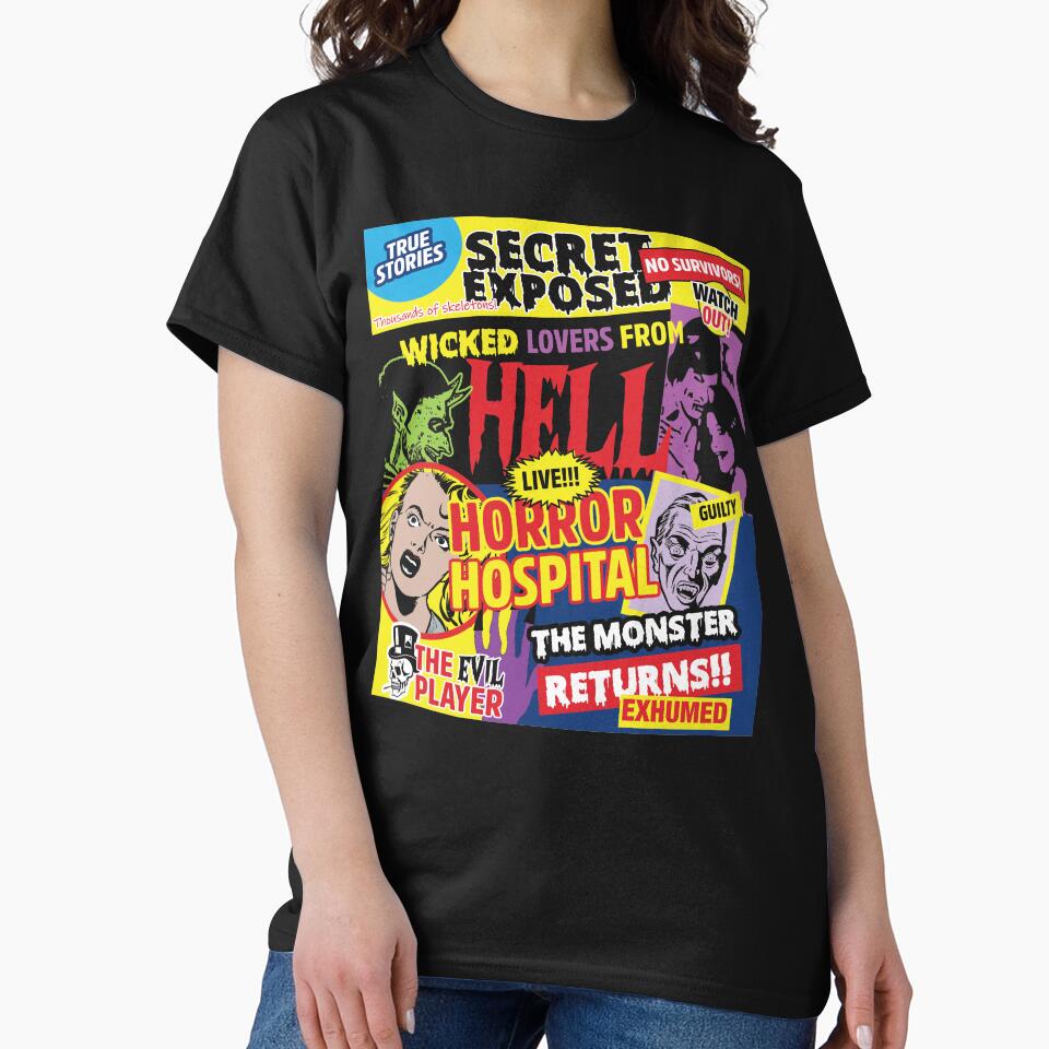 Halloween Poster Comics Style by jazzworldquest T-Shirts, Hoodie, Sweatshirt | BlankRebels.com (Image 2)