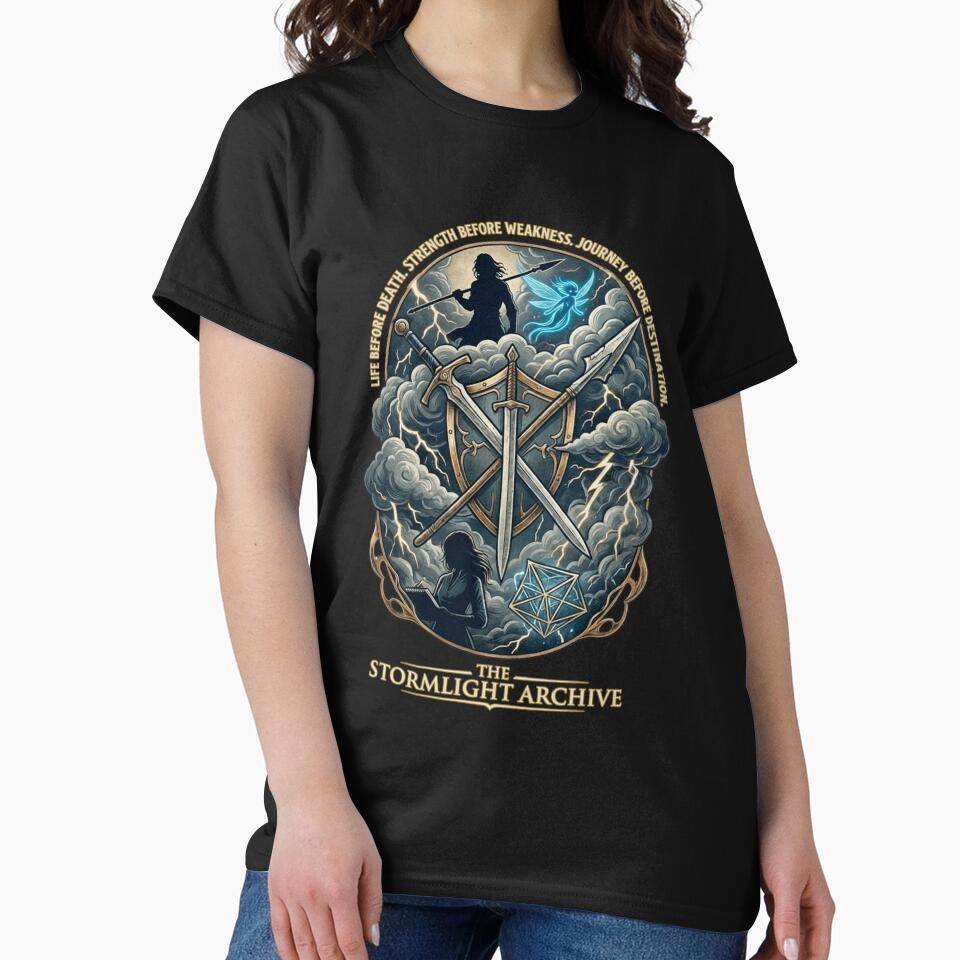 Stormlight Archive Inspired Fantasy Emblem – Life Before Death by DogLord T-Shirts, Hoodie, Sweatshirt (Image 2)