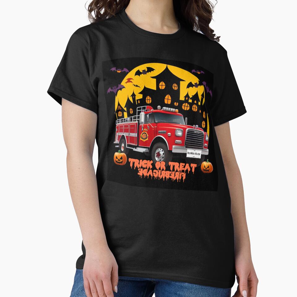 Halloween firebrigade a27 by RedWolfDisigne T-Shirts, Hoodie, Sweatshirt | BlankRebels.com (Image 2)