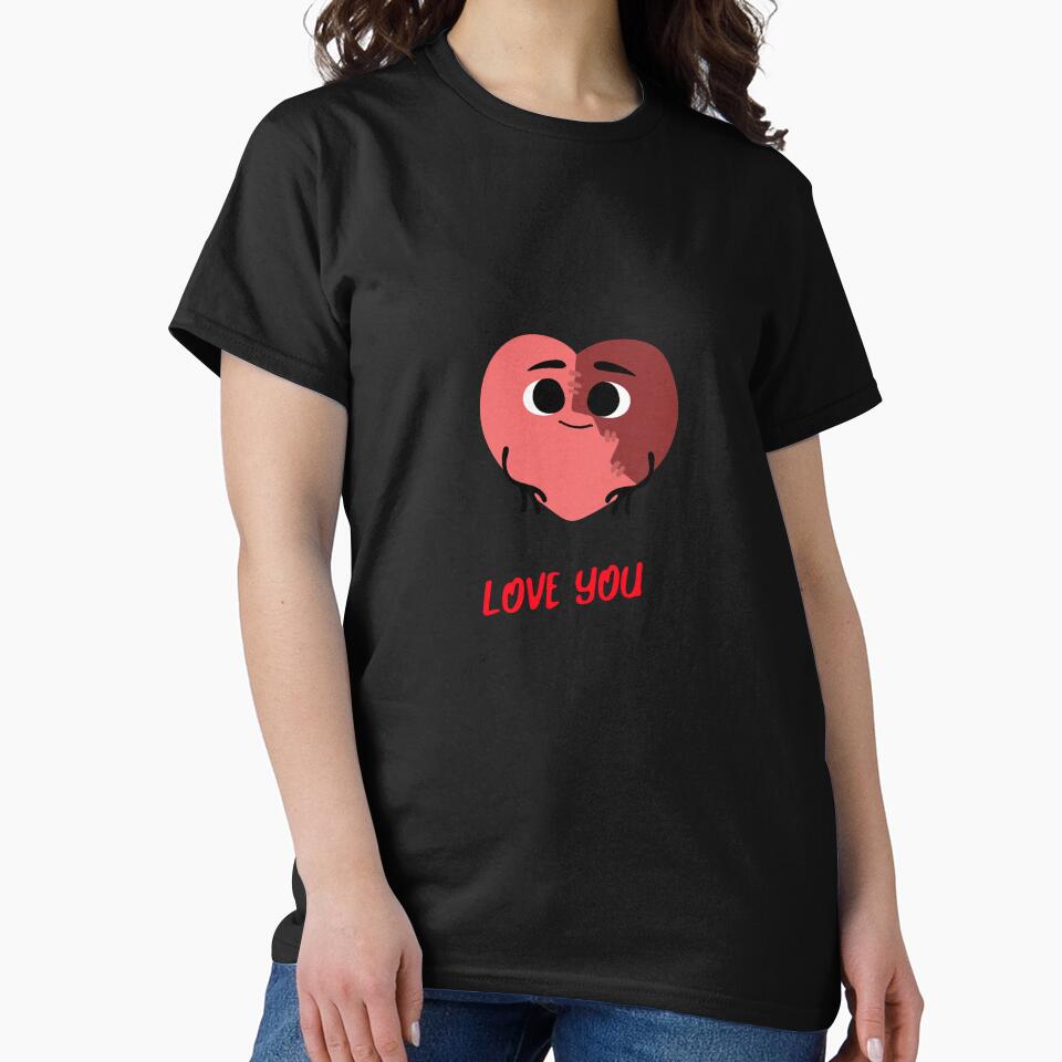 Love You Heart by PucksPlace T-Shirts, Hoodie, Sweatshirt | BlankRebels.com (Image 2)