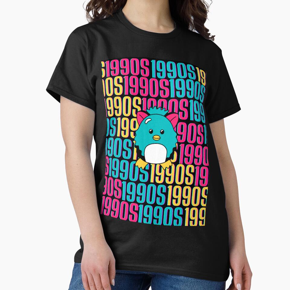 1990s retro design 32 - Black Background by PunjabanJatti T-Shirts, Hoodie, Sweatshirt | BlankRebels.com (Image 2)
