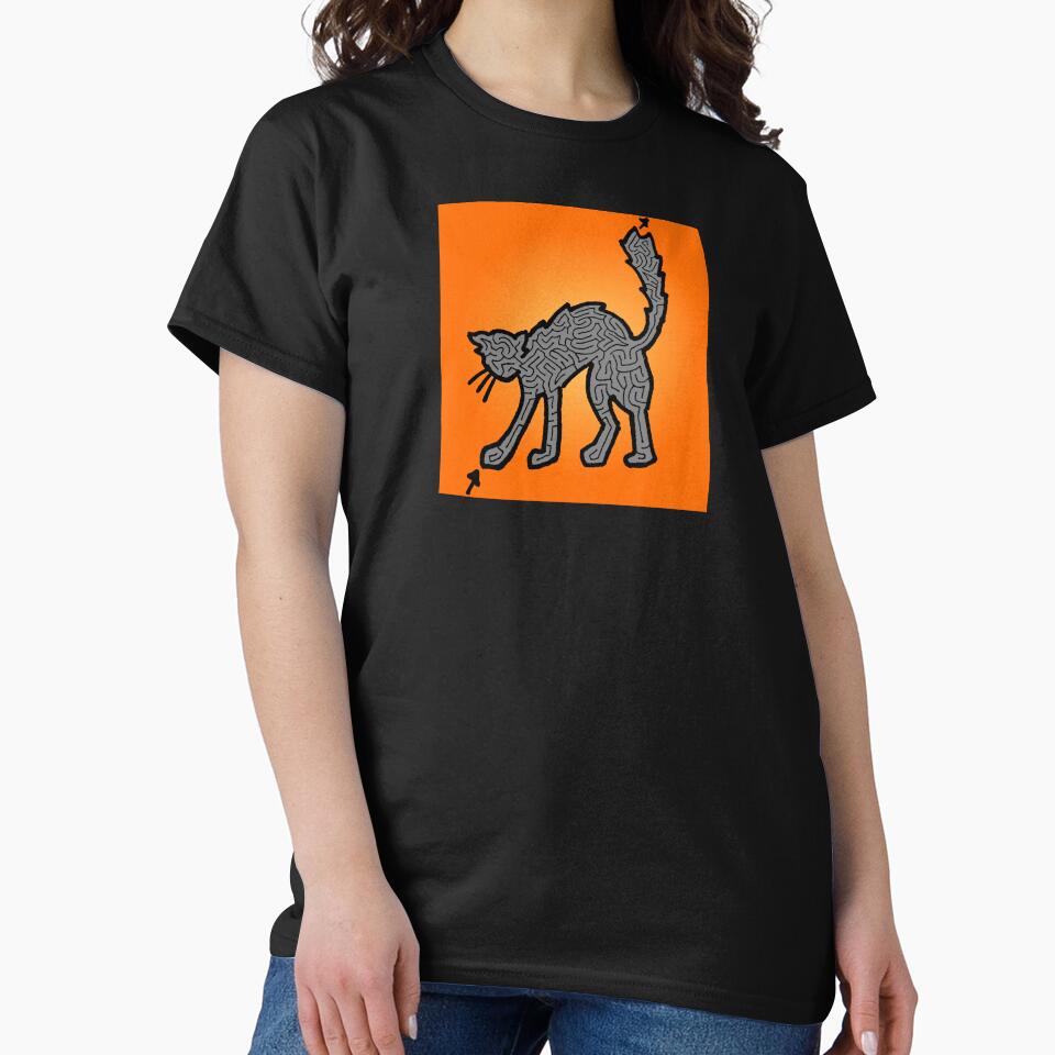 Halloween Cat Maze by AiXeLsyD13 T-Shirts, Hoodie, Sweatshirt | BlankRebels.com (Image 2)