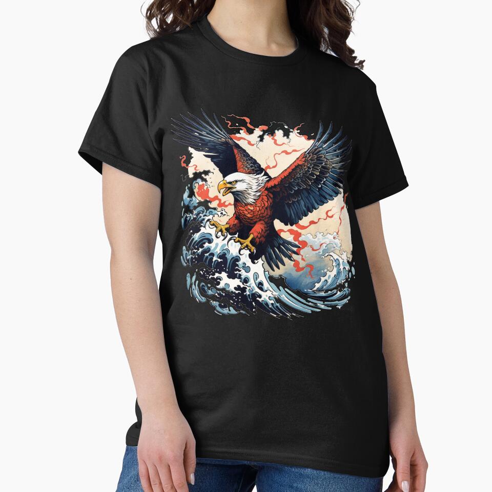 Tattoo Eagle American Old School Style by PiggyBoxer T-Shirts, Hoodie, Sweatshirt | BlankRebels.com (Image 2)