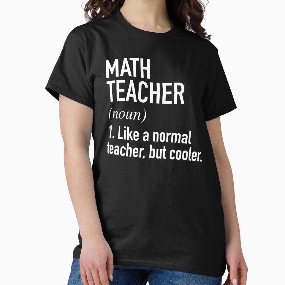 Math Teacher Defined by winwinshirt T-Shirts, Hoodie, Sweatshirt | BlankRebels.com (Image 2)
