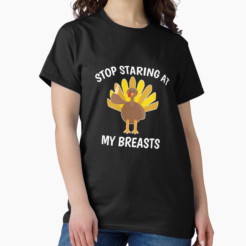 Stop starting at my breasts by Ayalolo2020 T-Shirts, Hoodie, Sweatshirt | BlankRebels.com (Image 2)