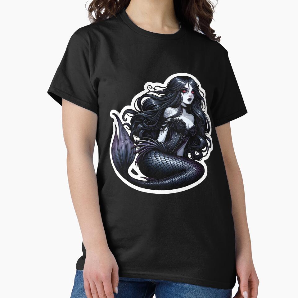 Gothic Mermaid by Truck Stop One T-Shirts, Hoodie, Sweatshirt | BlankRebels.com (Image 2)