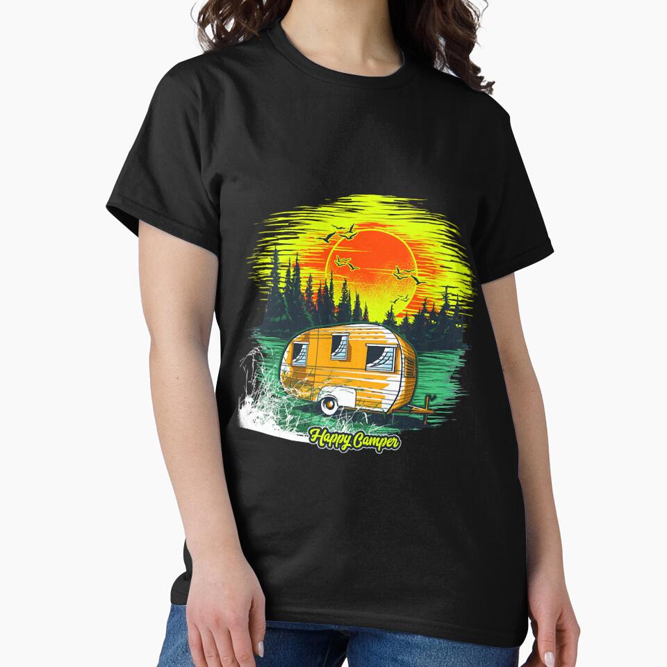 Beautiful Happy Camper Design by Paine11 T-Shirts, Hoodie, Sweatshirt | BlankRebels.com (Image 2)