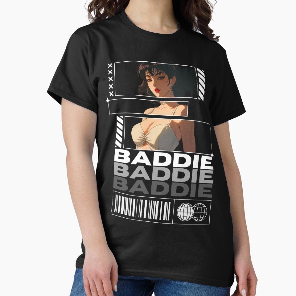 BADDIE | ANIME GIRL |  JAPANESE STREETWEAR by TeenVibe-Shop T-Shirts, Hoodie, Sweatshirt | BlankRebels.com (Image 2)
