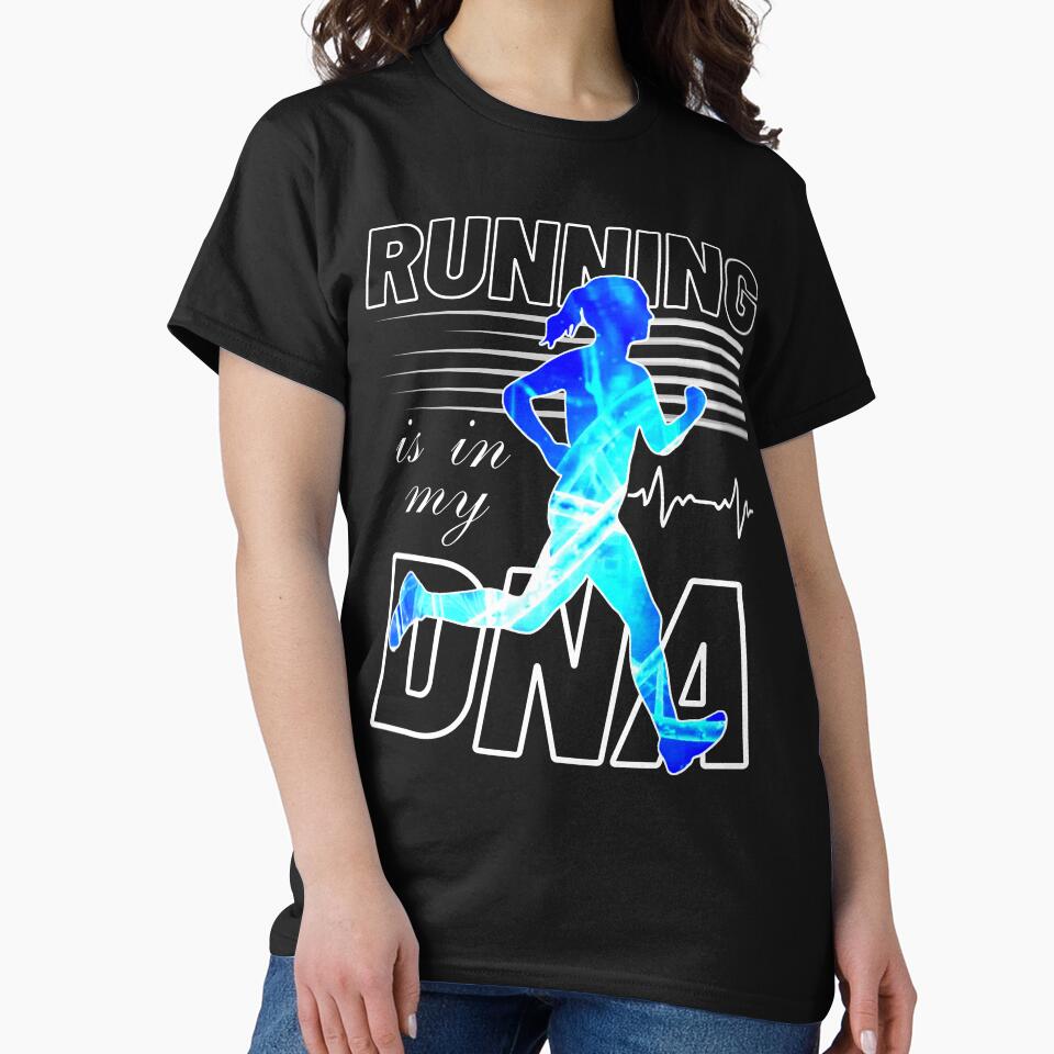 Running Is In My DNA by BearCaveDesigns T-Shirts, Hoodie, Sweatshirt | BlankRebels.com (Image 2)
