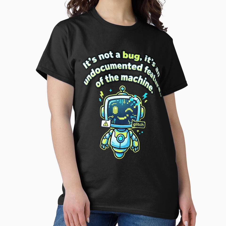 It’s Not a Bug, It’s an Undocumented Feature of the Machine – Funny Engineering & Programmer Humor Design by... (Image 2)