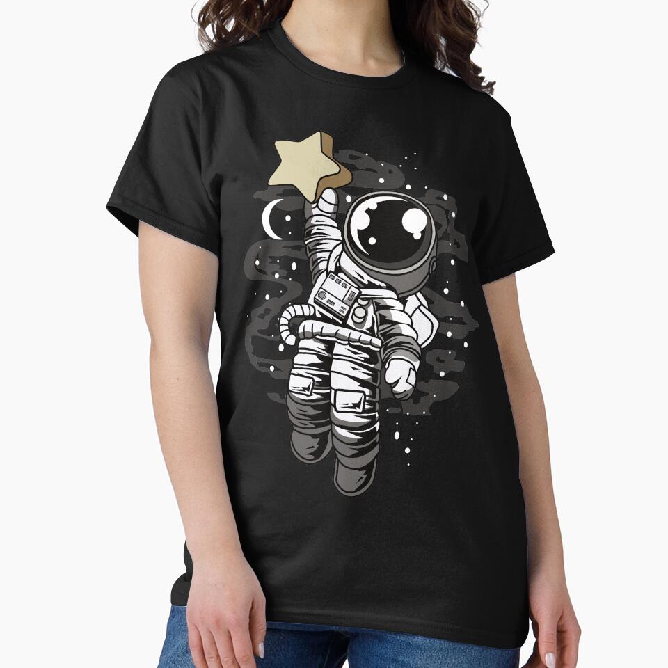Astronaut Star - Funny Outer Space Lovers by Desteroids T-Shirts, Hoodie, Sweatshirt | BlankRebels.com (Image 2)