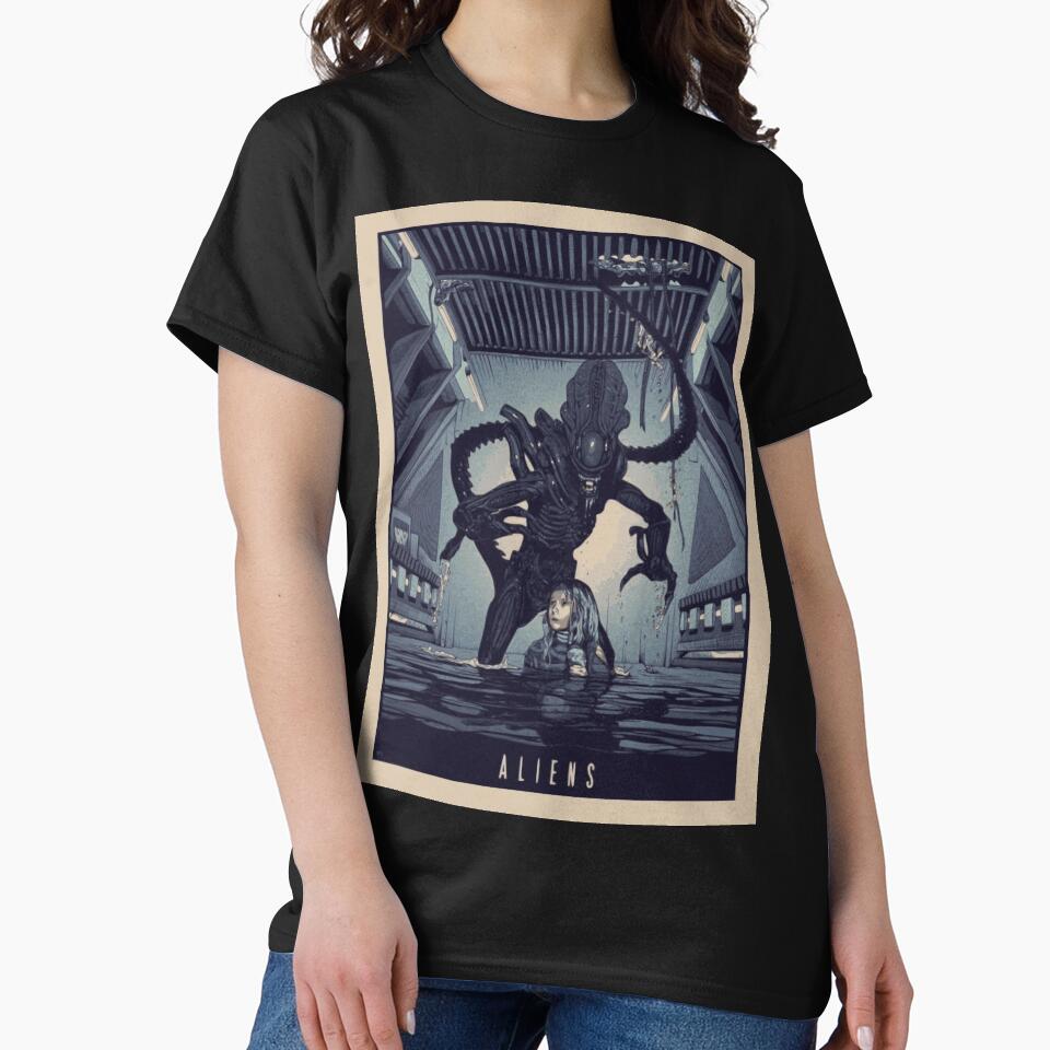 Aliens: The Movie Fanart - Sci-Fi Horror Design by L. Layne T-Shirts, Hoodie, Sweatshirt | BlankRebels.com (Image 2)