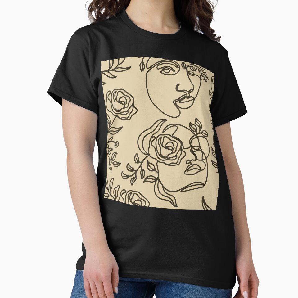 Flower Face by zaher97 T-Shirts, Hoodie, Sweatshirt | BlankRebels.com (Image 2)
