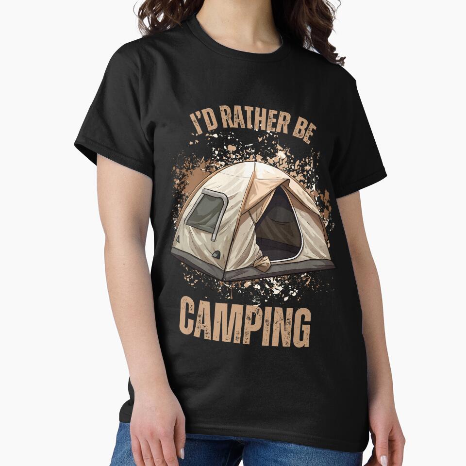 I'd Rather be Camping (Brown/Tan) by BLTeesNmore T-Shirts, Hoodie, Sweatshirt | BlankRebels.com (Image 2)