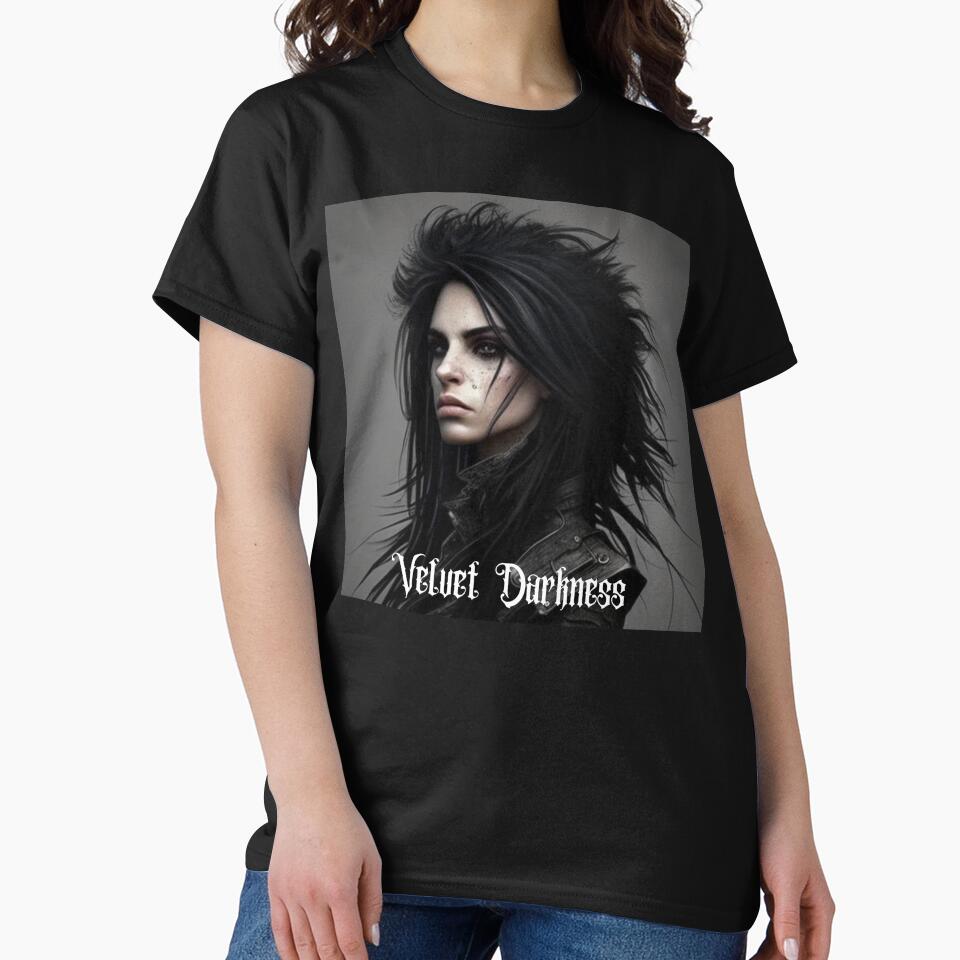 Icon of the Gothic Rock music group "Velvet Darkness" by Nickyvb T-Shirts, Hoodie, Sweatshirt | BlankRebels.com (Image 2)